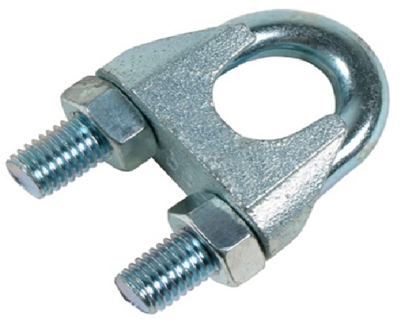 М22 Зажим для сталь. канатов оцинк(15шт/4) DIN741