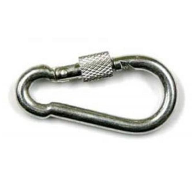 _7х70 Карабин с фиксатором оцинк (10шт/40)DIN5299D